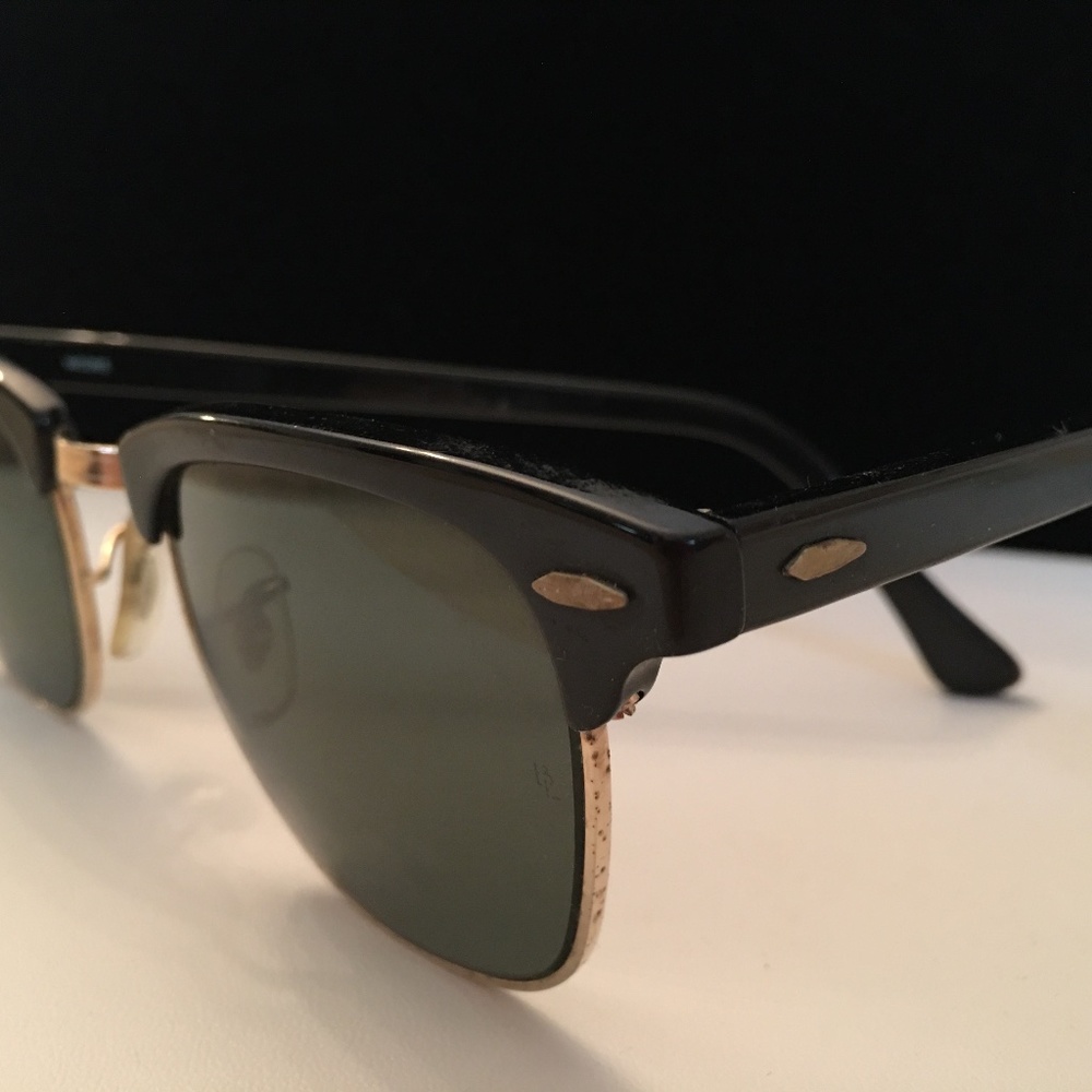 Host Pick! RAY-BAN Clubmaster  Sunglasses w/ Generic Case - Picture 3 of 6